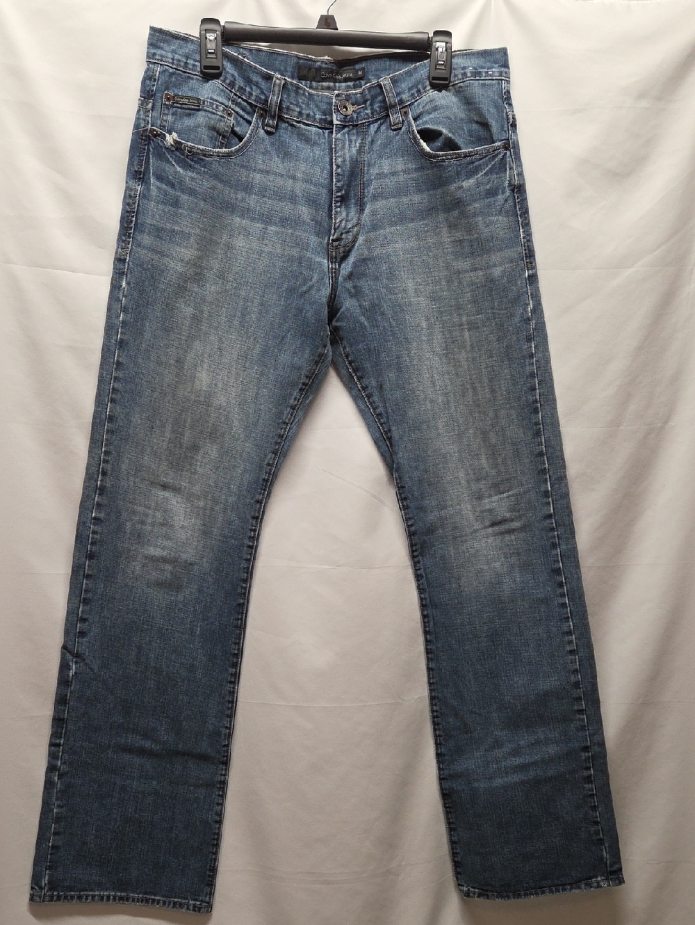 Calvin Klein Mens Vintage Jeans Bootcut Y2K Denim 100% Cotton